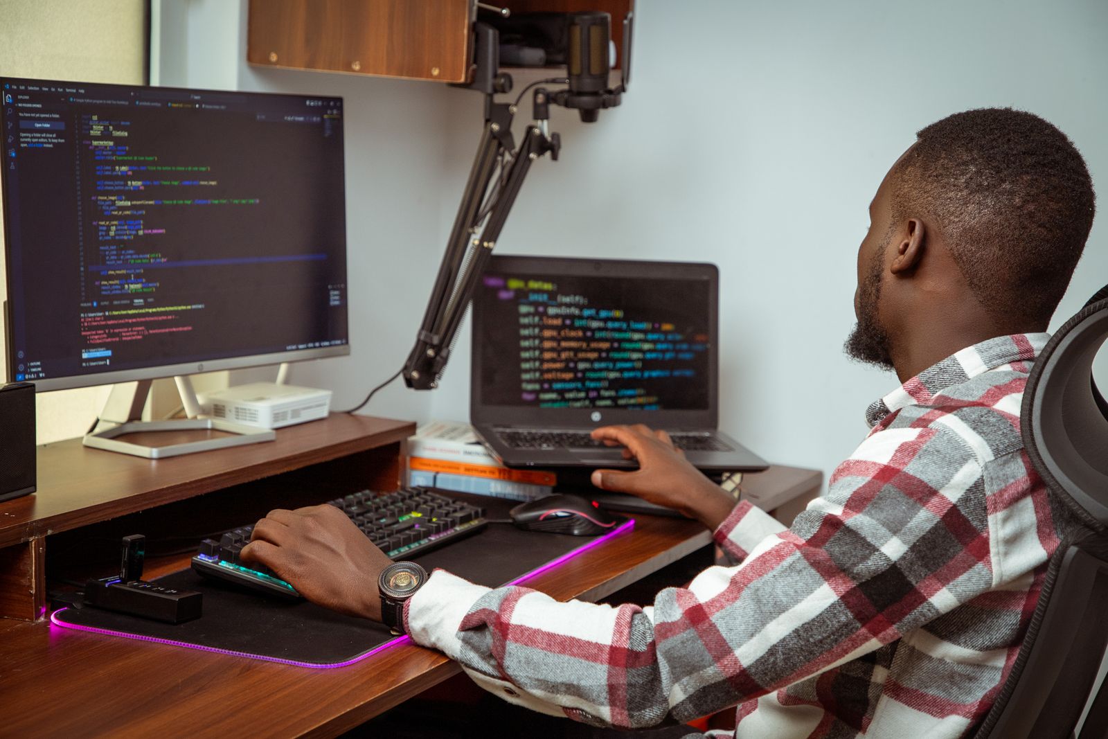 Équipe AfriQode au travail